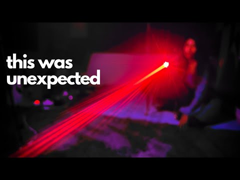 I did the double slit experiment at home